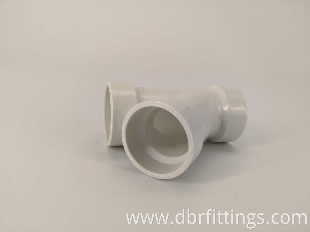 PVC fittings WYE for Basic home improvement